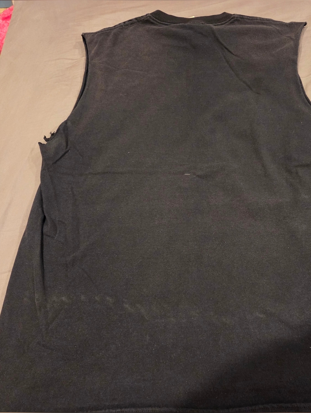 ☠️INFERNO (ARGENTO FILM) - VINTAGE MOVIE SHIRT - HOMEMADE SLEEVELESS - MENS  L - Picture 8 of 10